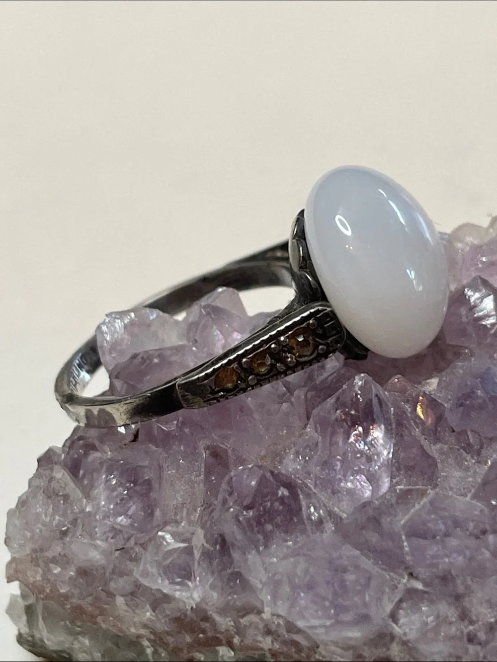 Unsigned Antique timeless white